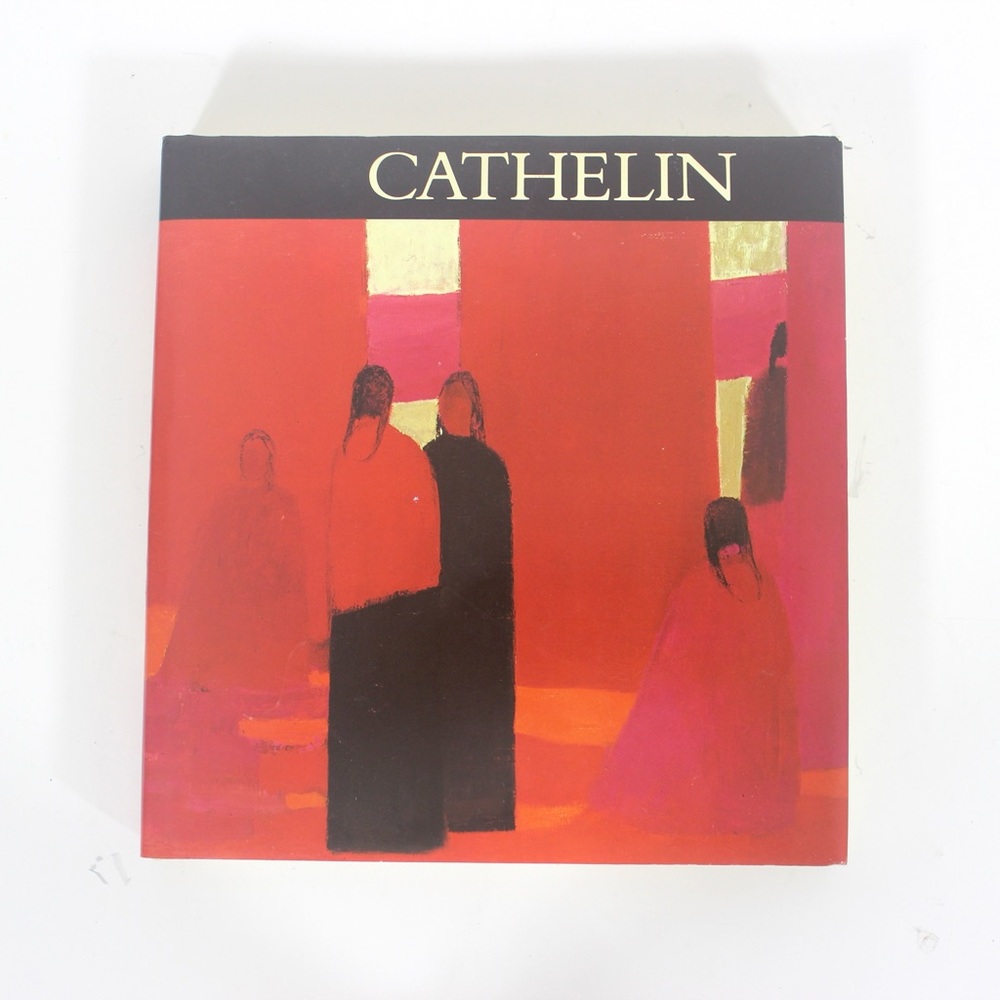 1981 Cathelin Art Book Linen Hardcover Hard Cover with Dust Jacket Gift French
